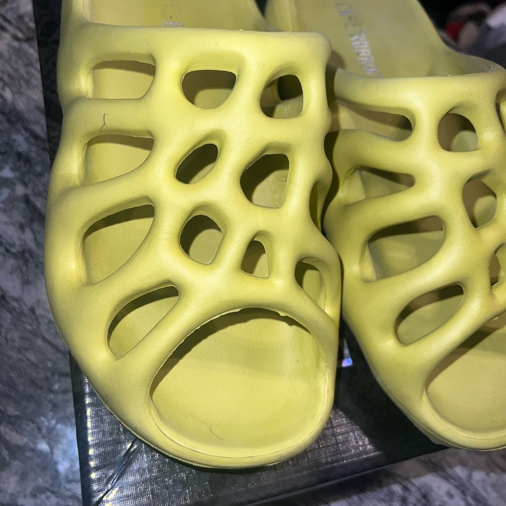 Cape Robbin Yellow Cut-Out Mules